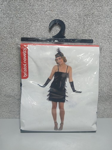 Adult flapper costume - flapper, black