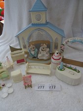 Sylvanian Families Special Wedding Day Chapel Set With Figures And Accessories