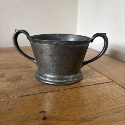 Antique sheffield pewter two - antique,