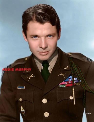 Audie murphy colorized - audie,