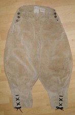 Military WW2 Women's Land Army Corduroy Elephant Ear Breeches - 22" Waist