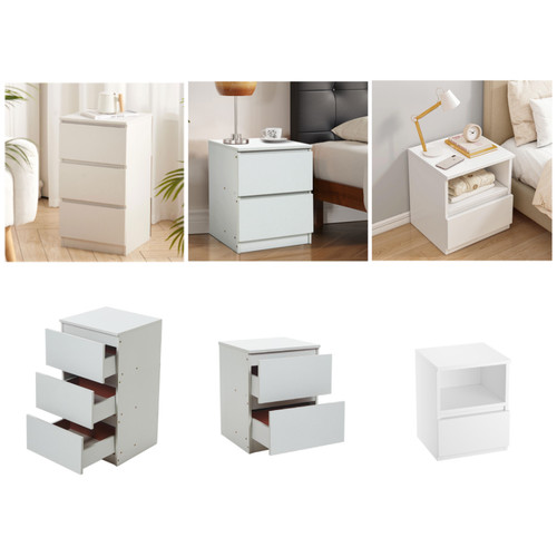 Modern bedroom 3 drawers - bedroom, 1/2/3