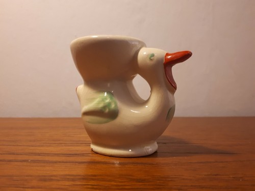Keele street pottery duck egg - pottery,