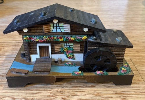 Vtg log cabin cottage - vtg,