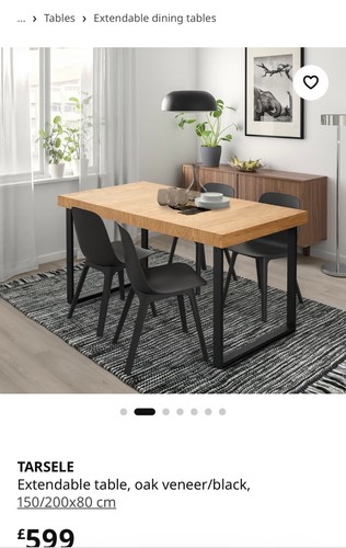 New ikea extendable - new, dinning