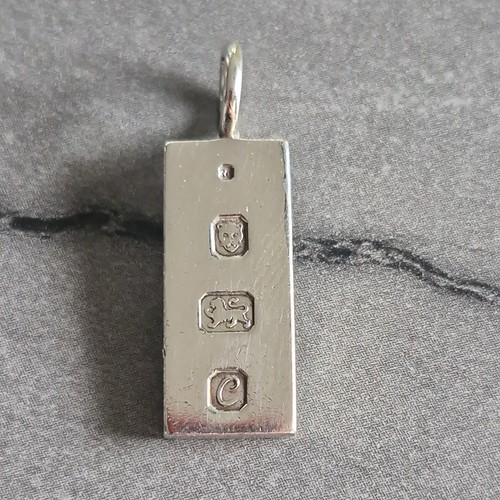 Vintage sterling silver ingot - silver,