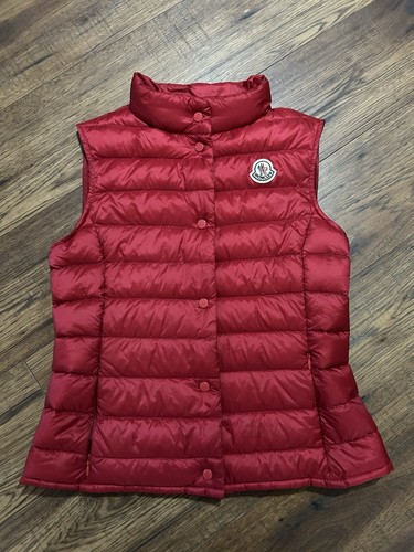 Moncler red gilet - red,