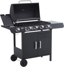 Outsunny 4+1 Burner Gas BBQ
