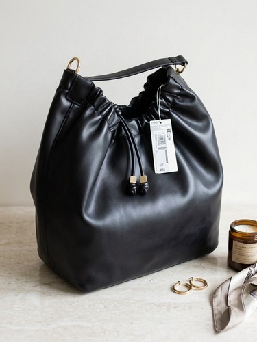 Autograph black leather - m&s,