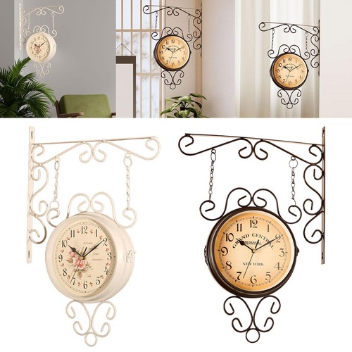 Double sided wall - wall, clock