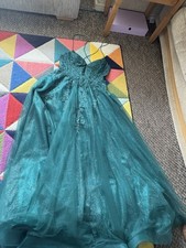 QUICK SALE- Emerald Green Prom Dress Size 16. Bought For £450 Nearest Offer