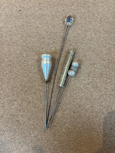 Vintage hat pins - hat,