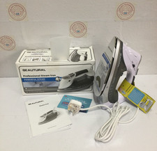BEAUTURAL 2400 W Steam Iron with LCD Display, Variable Temperature and Double Ce