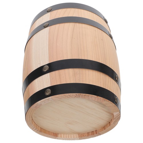 Small wood barrel decoration - ,