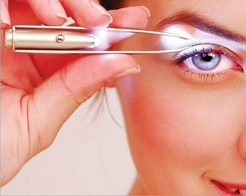 Light eyebrow tweezers - light,