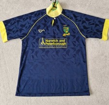 Ultra Rare Original Ribero Norwich City UEFA Cup 1993-94 Third Football Shirt