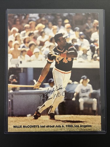 Autographed willie mccovey - autographed,