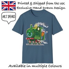 Ivor The Engine Retro T-Shirt Men Unisex 50s 60s 70s 80s  Kids TV Book Nostalgia