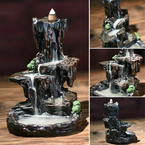 Resin waterfall burner - burner,