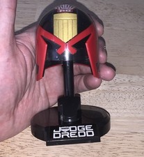 Judge Dredd Mini Helmet Model With Stand Planet Replicas 2000AD Rebellion