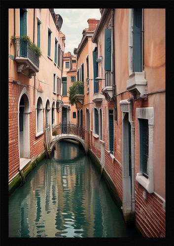 Intimate venice canals framed - venice,