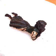 Franz Bergmann 'Geschutzi 6513' 10cm Cold Painted Bronze Young Girl Figure 237g