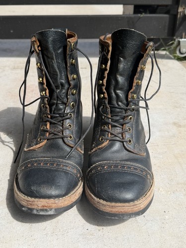 Wesco hendrix navy waxed - hendrix,