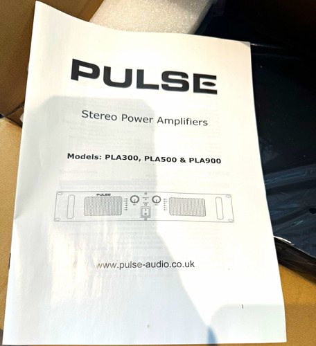 Pulse pla500 channel stereo - pulse,