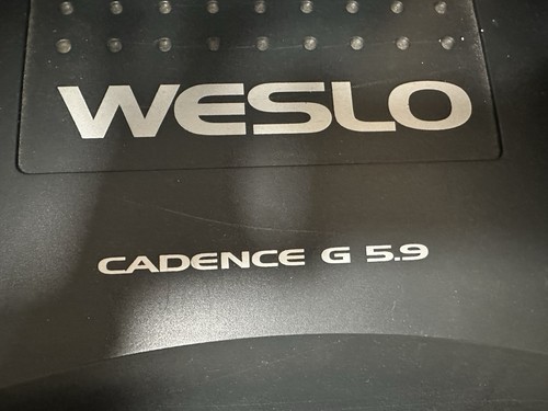 The weslo cadence 9 - cadence, 5.9