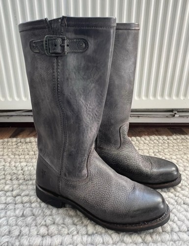 Frye distressed grey leather - frye,