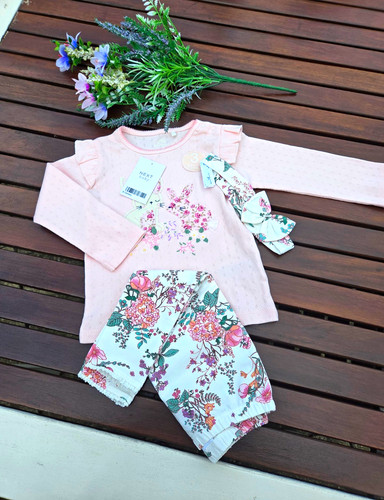 Next 3pc knit - cotton, bunny