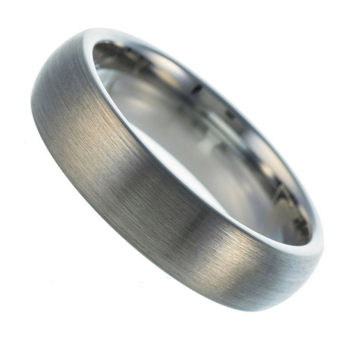 Tungsten carbide band wedding - carbide,