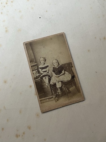 Unusual antique victorian cdv - antique,