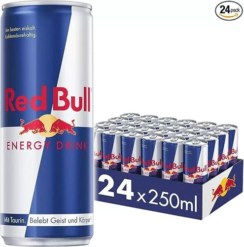 Red bull energy drink - red,