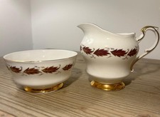 Vintage Paragon Elegance China Cream Jug & Sugar Bowl