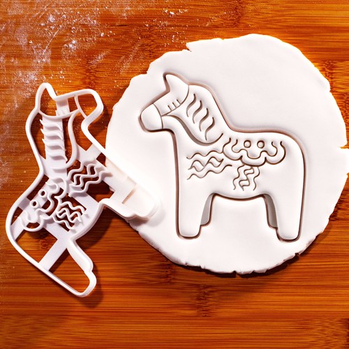 Dala horse cookie cutter - dala,