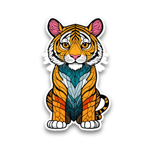 Cute tiger cat - tiger, animal