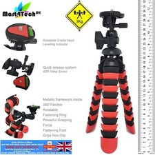 Large/Mini Octopus Flexible Gorilla Tripod for DSLR with GoPro Phone Adapter