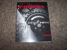 1997 1998 Honda CR250R CR 250 R Motorcycle Dirt Bike Shop Service Repair Manual