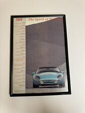 Framed Original Classic TVR Griffith Magazine Advert Poster Man Cave Wall Art