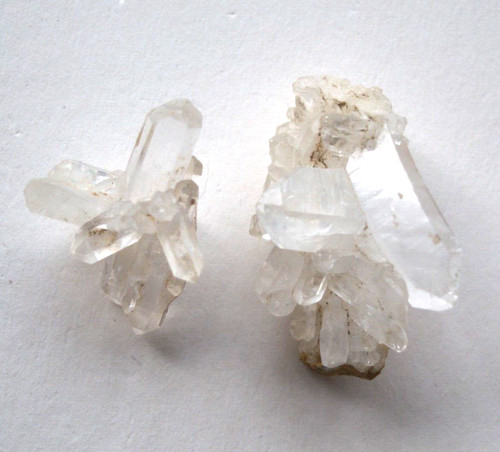 Clear quartz clusters - x2, small