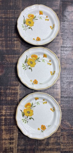 Vintage florian salad plates - vintage,