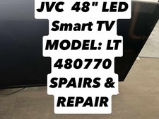 JVC 48 Inch LED LT 480770 SMART TV SPARES REPAIR NO REMOTE