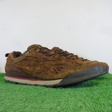 Merrell Trainers Size 10 Men's Burnt Rock Tura Brown Suede Casual Walking Shoes