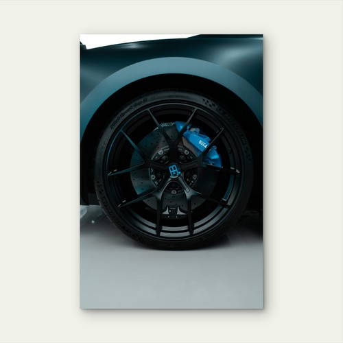 Wheel bugatti chiron - of,