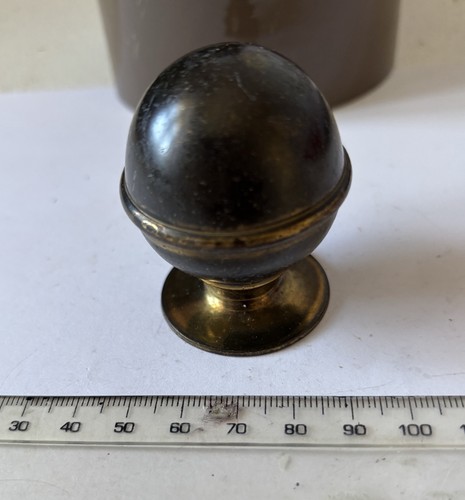 Restoration brass bed knob - brass, or