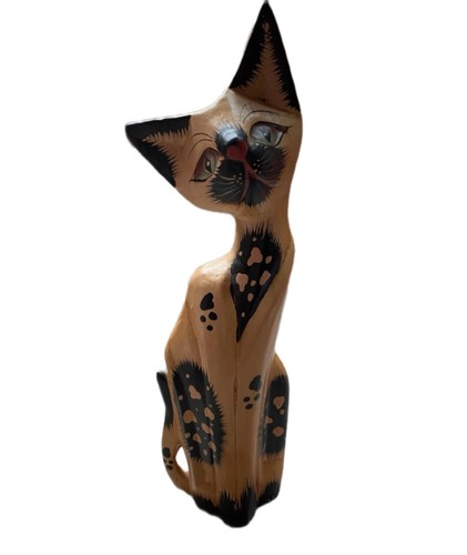 Vintage hand painted wooden - vintage,