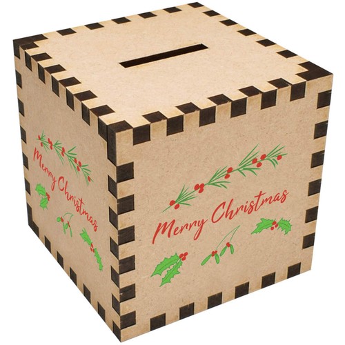 Merry christmas money box - box, /