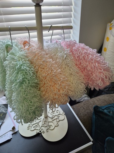 Handmade various colours loopy