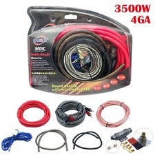 3500W 4 Gauge Car Power Amplifier Wiring Kits Audio Subwoofer AMP RCA Cable Sub